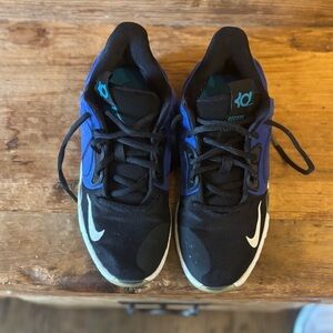 Nike Blue and Black Sneakers Athletic Design